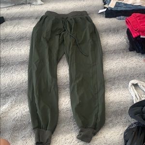 Olive jogger cargo pants